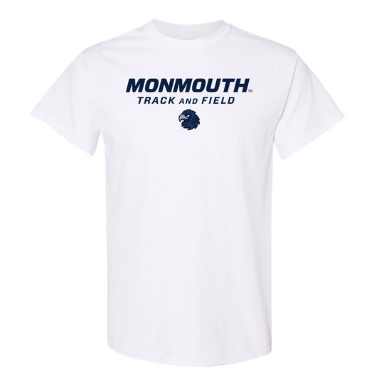 Monmouth - NCAA Men's Track & Field : Landon McGallicher - White Classic Shersey Short Sleeve T-Shirt