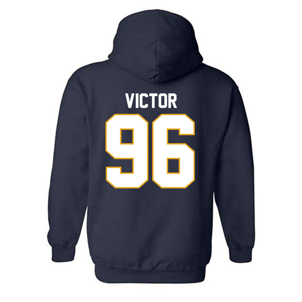 UTC - NCAA Football : Chris Victor - Hooded Sweatshirt Replica Shersey