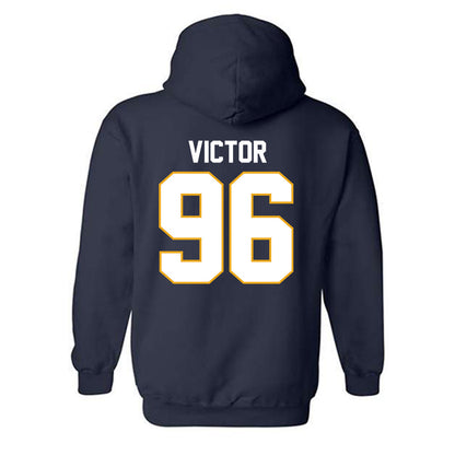 UTC - NCAA Football : Chris Victor - Hooded Sweatshirt Replica Shersey