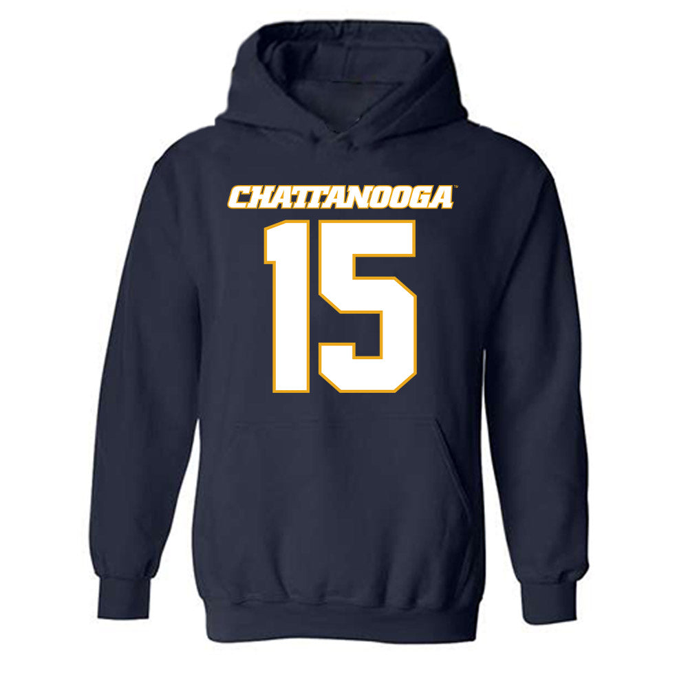 UTC - NCAA Football : Kam Brown - Navy Replica Hooded Sweatshirt