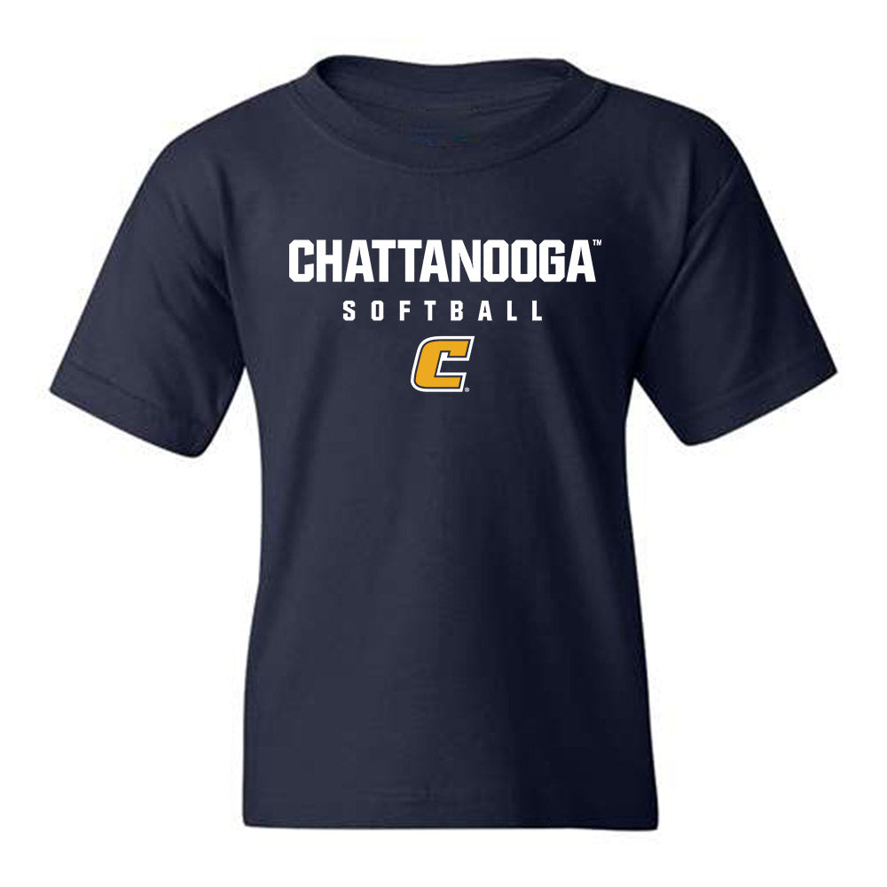 UTC - NCAA Softball : Shayna Glass - Navy Classic Shersey Youth T-Shirt