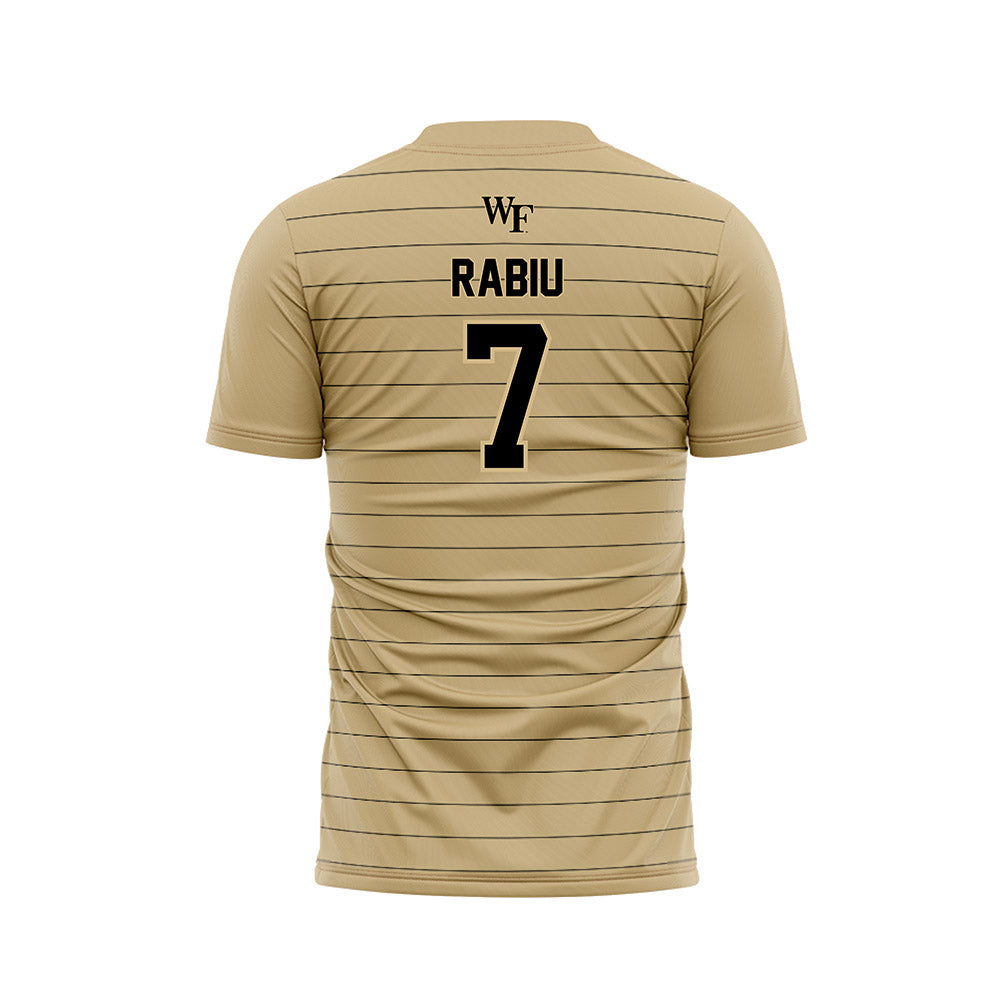 Wake Forest - NCAA Men's Soccer : Nico Rabiu - Gold Jersey