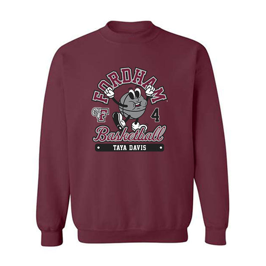 Fordham - NCAA Women's Basketball : Taya Davis - Crewneck Sweatshirt Fashion Shersey