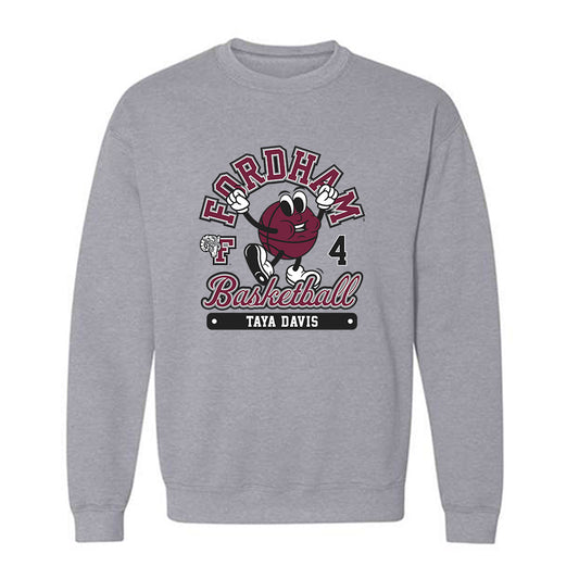 Fordham - NCAA Women's Basketball : Taya Davis - Crewneck Sweatshirt Fashion Shersey