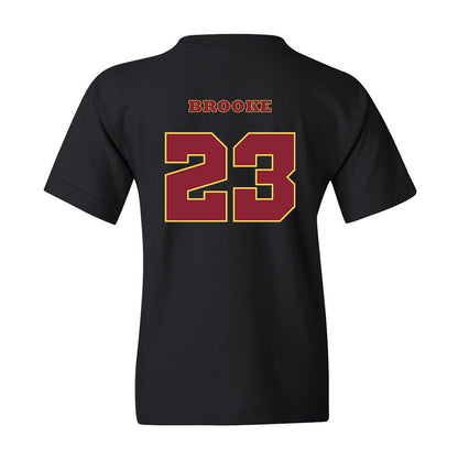 NSU - NCAA Men's Basketball : Devon Brooke - Black Youth T-Shirt