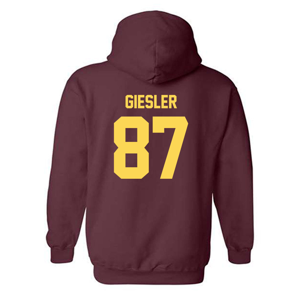 NSU - NCAA Football : Gavin Giesler - Replica Shersey Hooded Sweatshirt