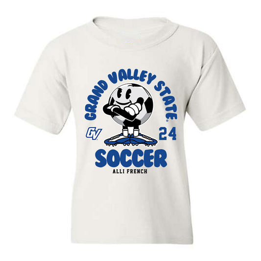 Grand Valley - NCAA Women's Soccer : Alli French - Youth T-Shirt Fashion Shersey