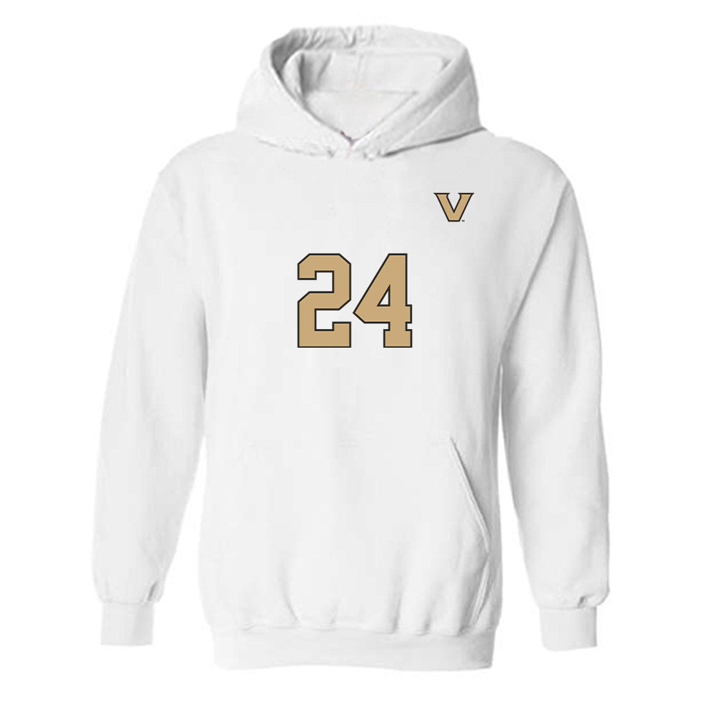 Vanderbilt - NCAA Women's Soccer : Courtney Jones - Hooded Sweatshirt Replica Shersey