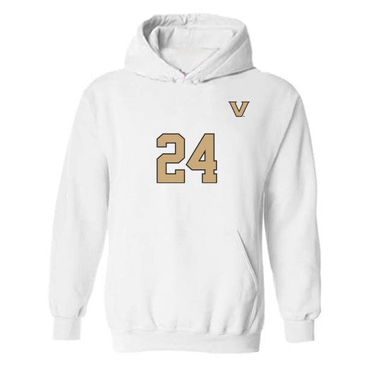 Vanderbilt - NCAA Women's Soccer : Courtney Jones - Hooded Sweatshirt Replica Shersey