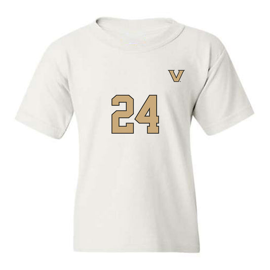 Vanderbilt - NCAA Women's Soccer : Courtney Jones - Youth T-Shirt Replica Shersey
