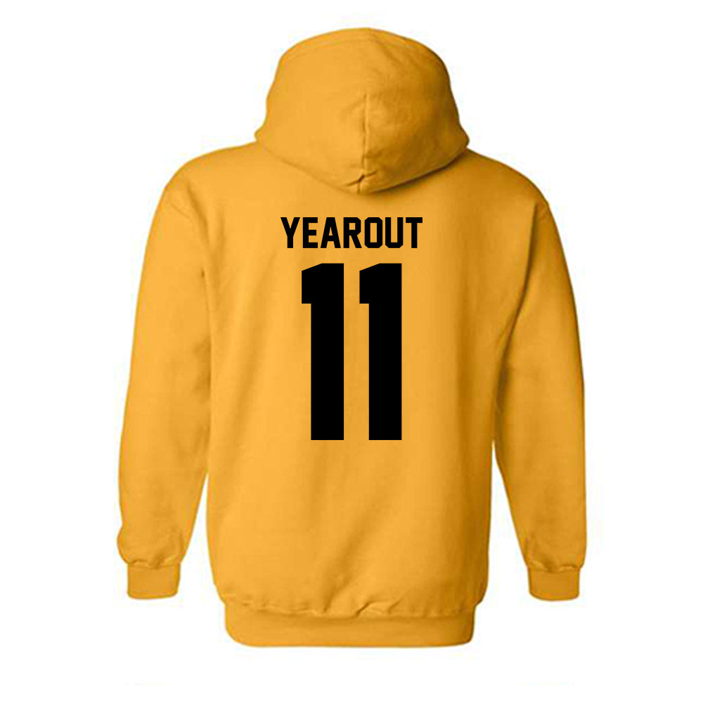 Idaho - NCAA Men's Basketball : Titus Yearout - Gold Classic Shersey Hooded Sweatshirt