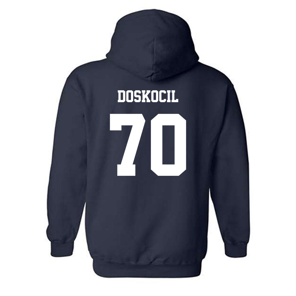 Butler - NCAA Football : Kirk Doskocil - Hooded Sweatshirt Classic Shersey