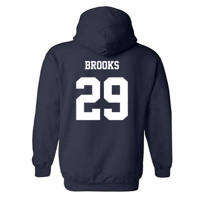 Butler - NCAA Baseball : Grant Brooks - Hooded Sweatshirt Classic Shersey