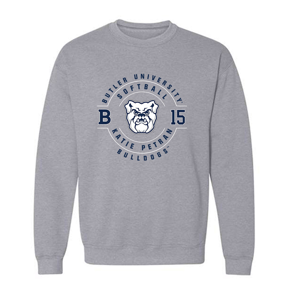 Butler - NCAA Softball : Katie Petran - Crewneck Sweatshirt Classic Fashion Shersey