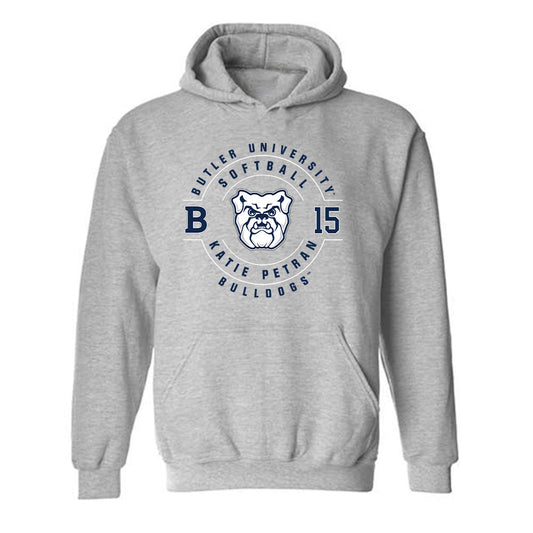 Butler - NCAA Softball : Katie Petran - Hooded Sweatshirt Classic Fashion Shersey