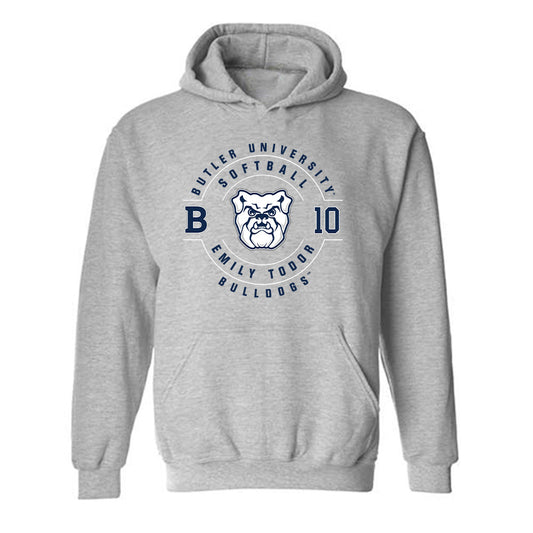 Butler - NCAA Softball : Emily Todor - Hooded Sweatshirt Classic Fashion Shersey