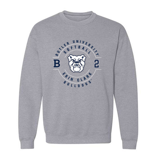 Butler - NCAA Softball : Erin Clark - Crewneck Sweatshirt Classic Fashion Shersey