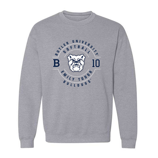 Butler - NCAA Softball : Emily Todor - Crewneck Sweatshirt Classic Fashion Shersey