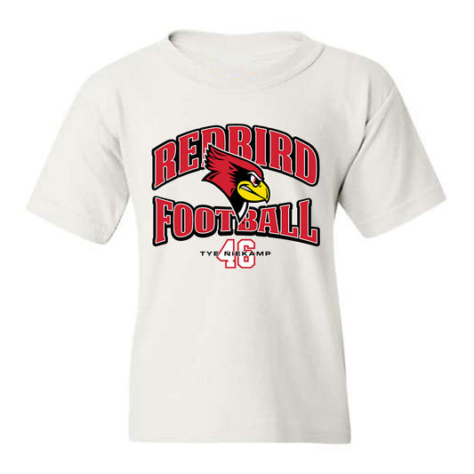 Illinois State - NCAA Football : Tye Niekamp - White Classic Fashion Shersey Youth T-Shirt