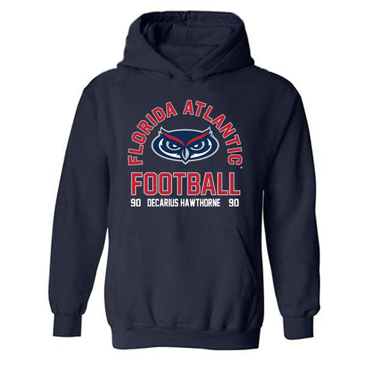 FAU - NCAA Football : Decarius Hawthorne - Hooded Sweatshirt Classic Fashion Shersey