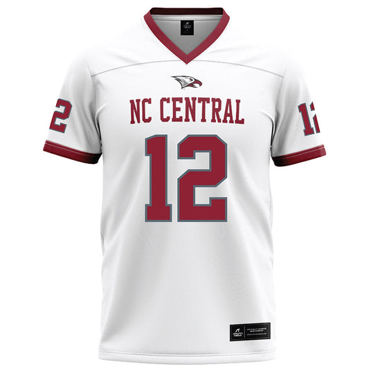 NCCU - NCAA Football : Quentin McCall - White Jersey