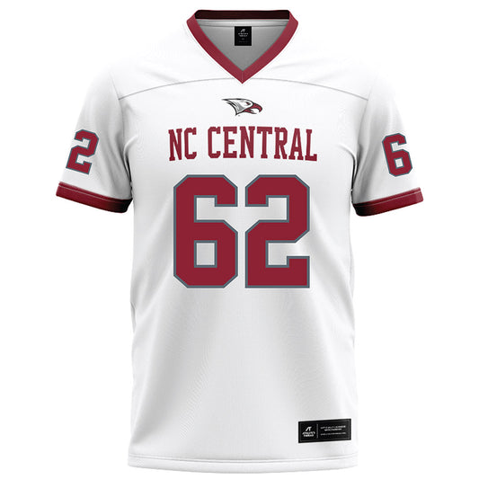 NCCU - NCAA Football : Noah McKinney - White Jersey