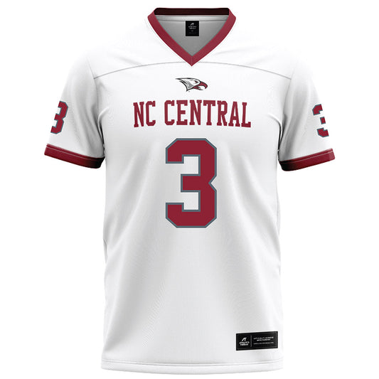 NCCU - NCAA Football : Walker Harris - White Jersey
