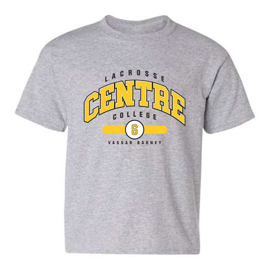 Centre College - NCAA Men's Lacrosse : Vassar Barney - Youth T-Shirt Classic Fashion Shersey