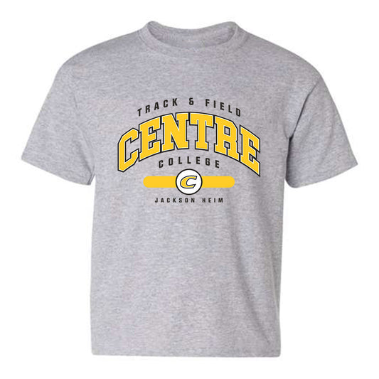 Centre College - NCAA Men's Track & Field : Jackson Heim - Grey Classic Fashion Shersey Youth T-Shirt