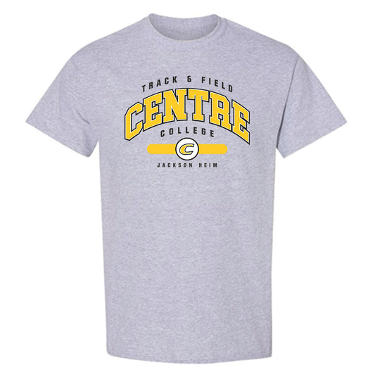 Centre College - NCAA Men's Track & Field : Jackson Heim - Grey Classic Fashion Shersey Short Sleeve T-Shirt