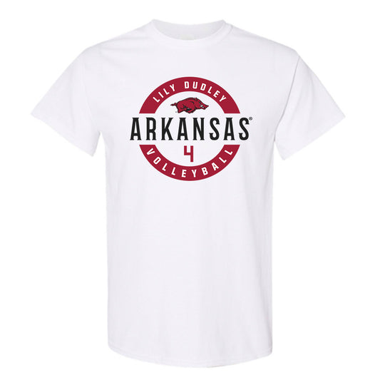Arkansas - NCAA Women's Volleyball : Lily Dudley - Classic Fashion Shersey Short Sleeve T-Shirt