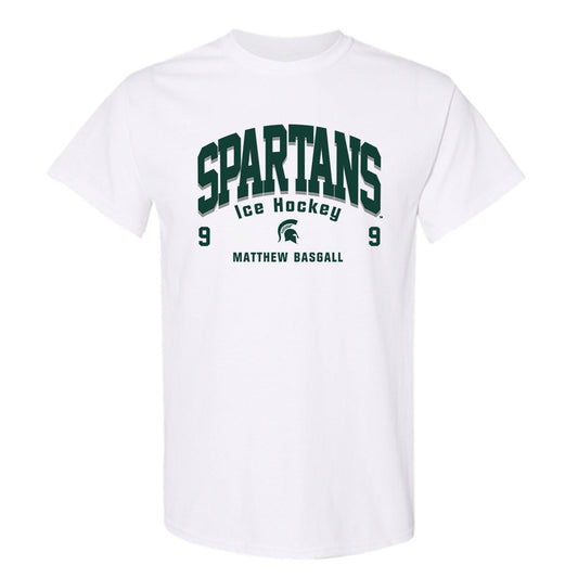 Michigan State - NCAA Men's Ice Hockey : Matthew Basgall - T-Shirt Classic Fashion Shersey