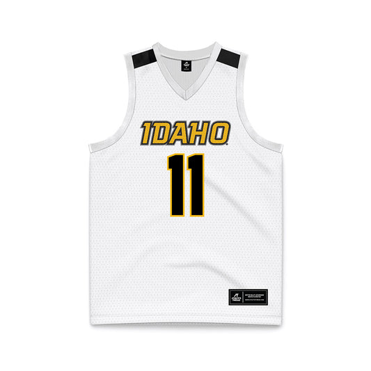 Idaho - NCAA Men's Basketball : Titus Yearout - White Basketball Jersey