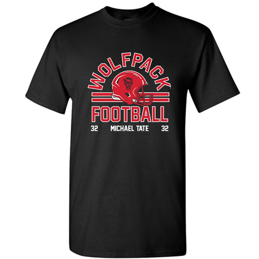 NC State - NCAA Football : Michael Tate - Classic Fashion Shersey Short Sleeve T-Shirt