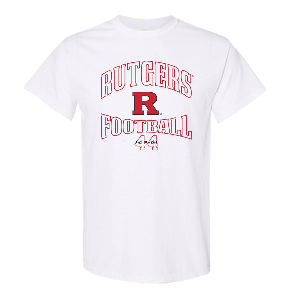 Rutgers - NCAA Football : Jai Patel - White Classic Fashion Shersey Short Sleeve T-Shirt