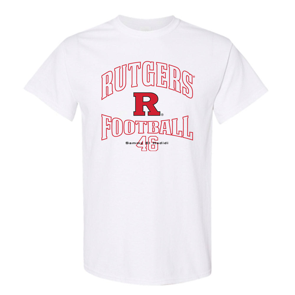 Rutgers - NCAA Football : Sammy El Hadidi - White Classic Fashion Shersey Short Sleeve T-Shirt