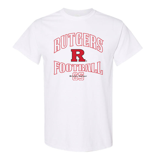 Rutgers - NCAA Football : Bryan Felter - White Classic Fashion Shersey Short Sleeve T-Shirt