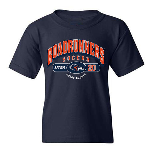 UTSA - NCAA Women's Soccer : Avery Chaney - Navy Classic Youth T-Shirt