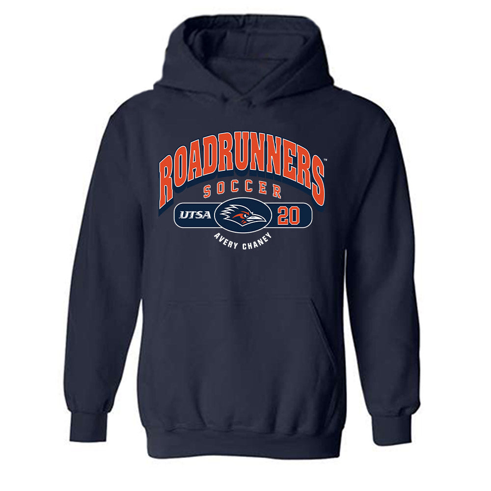 UTSA - NCAA Women's Soccer : Avery Chaney - Navy Classic Hooded Sweatshirt