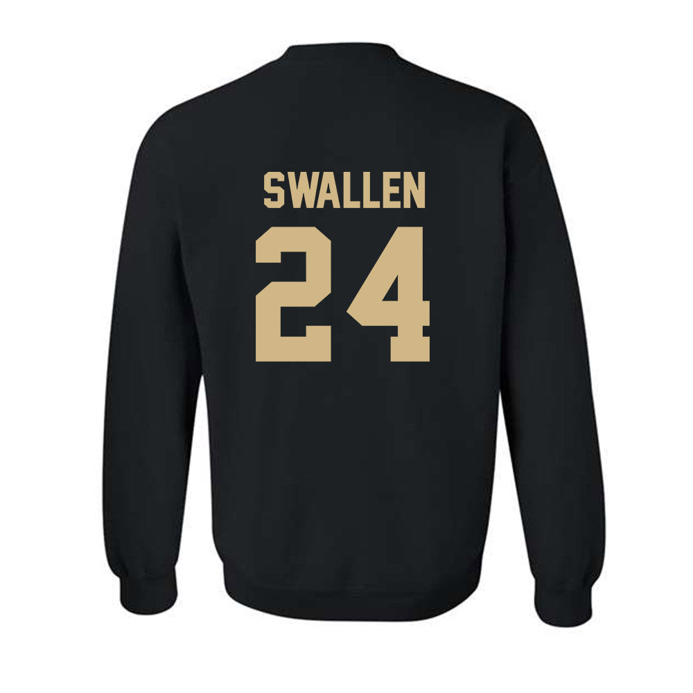 Wake Forest - NCAA Men's Soccer : Jacob Swallen - Black Replica Sweatshirt
