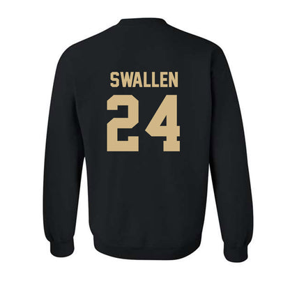 Wake Forest - NCAA Men's Soccer : Jacob Swallen - Black Replica Sweatshirt