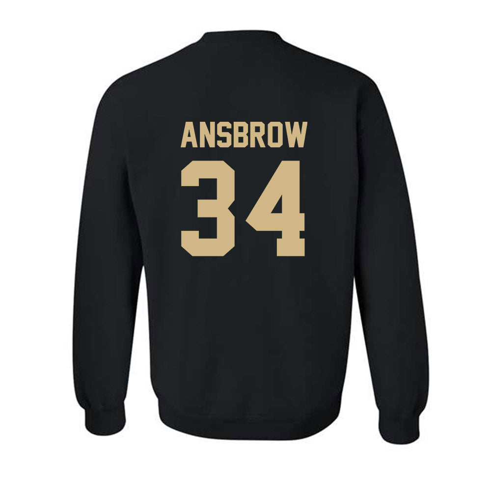 Wake Forest - NCAA Women's Soccer : Laurel Ansbrow - Black Replica Sweatshirt