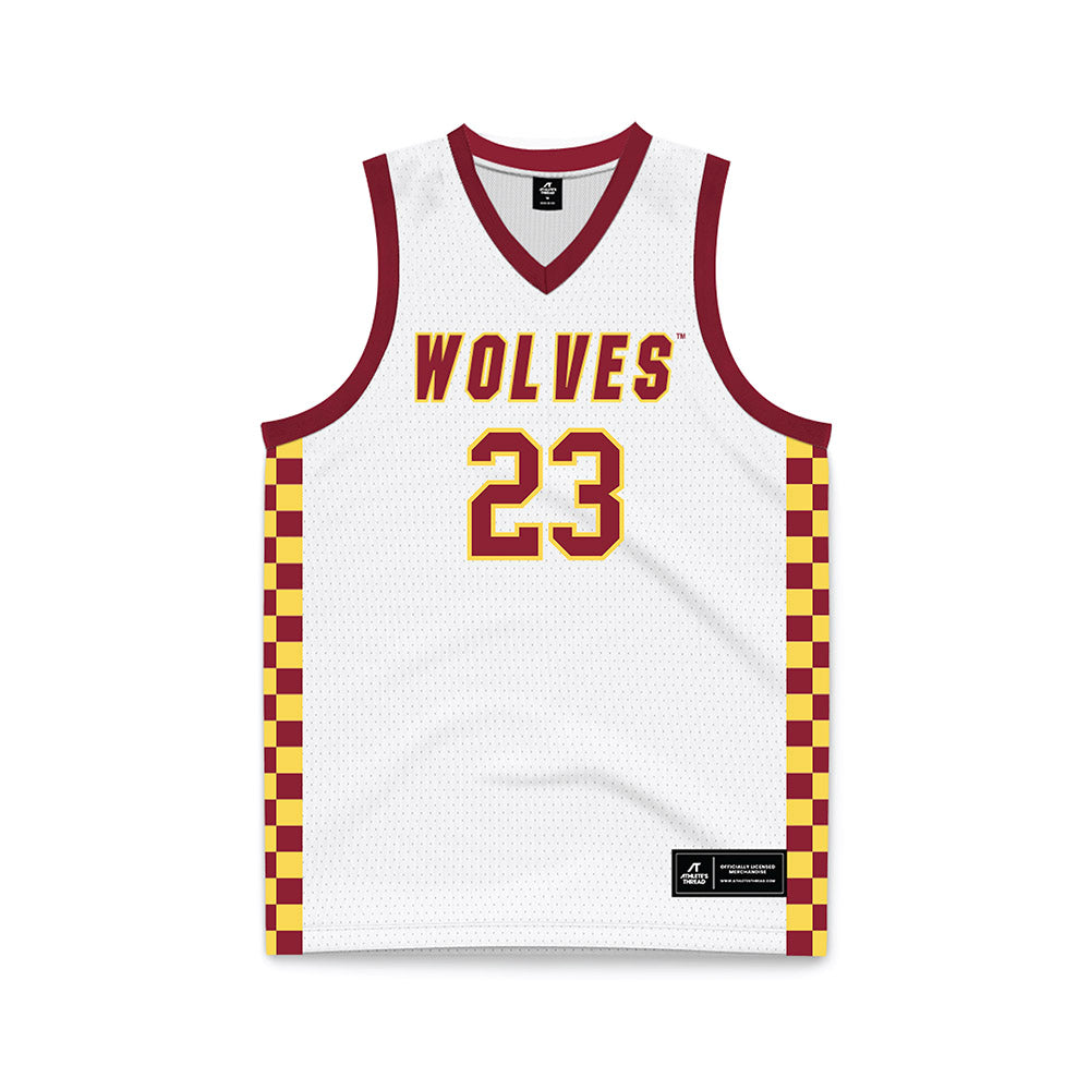 NSU - NCAA Men's Basketball : Devon Brooke - White Jersey