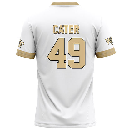 Wake Forest - NCAA Football : Cody Cater - White Jersey