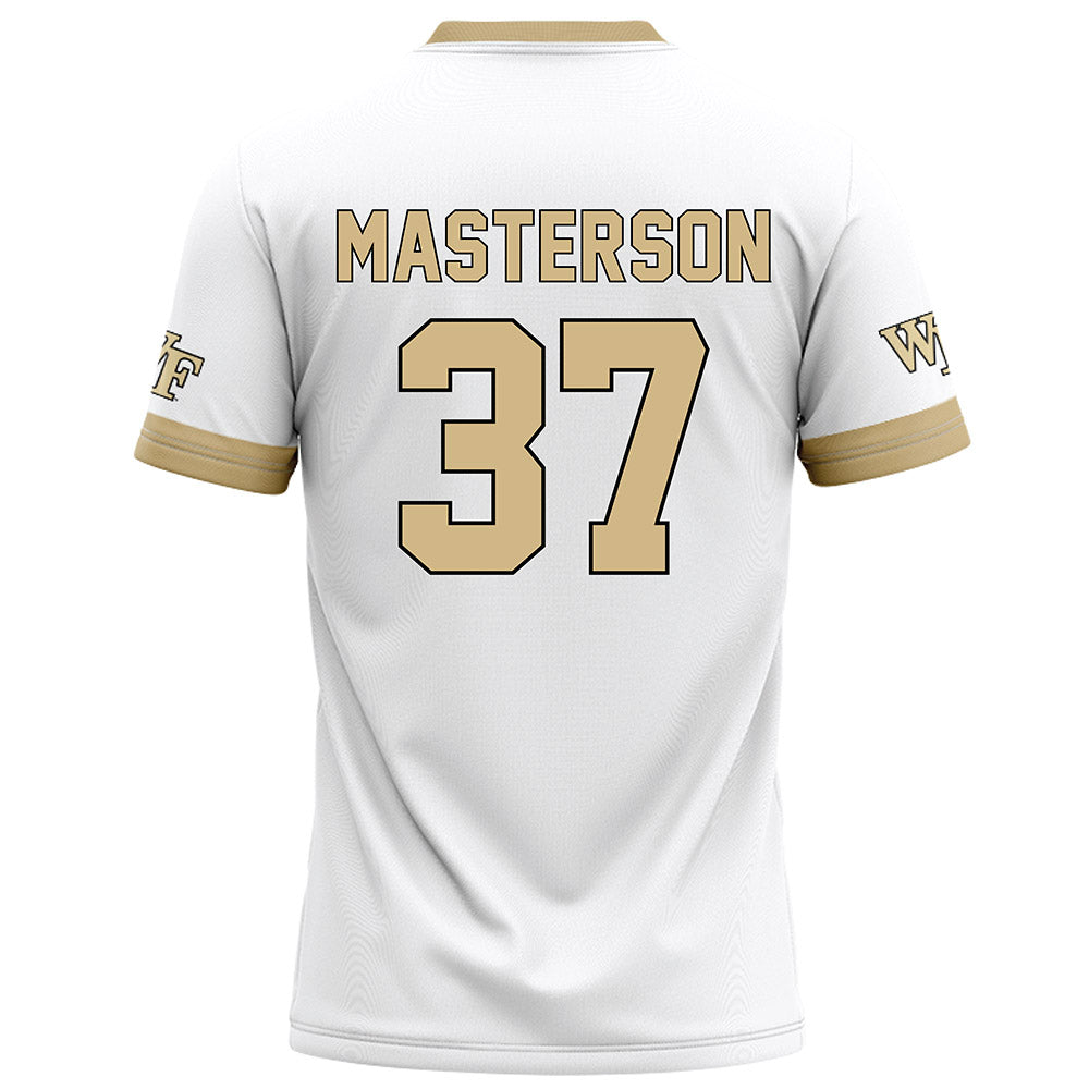 Wake Forest - NCAA Football : Christian Masterson - White Jersey