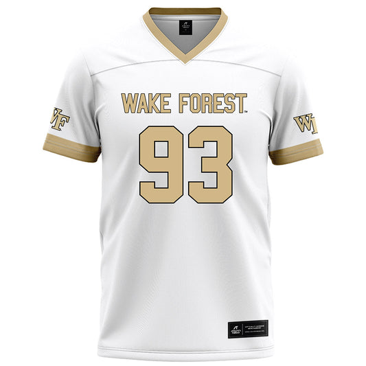 Wake Forest - NCAA Football : Isaiah Chaney - White Jersey