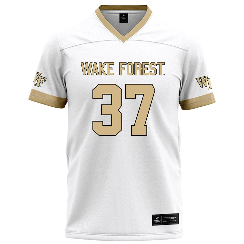 Wake Forest - NCAA Football : Christian Masterson - White Jersey