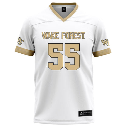 Wake Forest - NCAA Football : Bryce Ganious - White Jersey