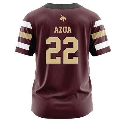 Texas State - NCAA Softball : Madison Azua - Replica Jersey Football Jersey