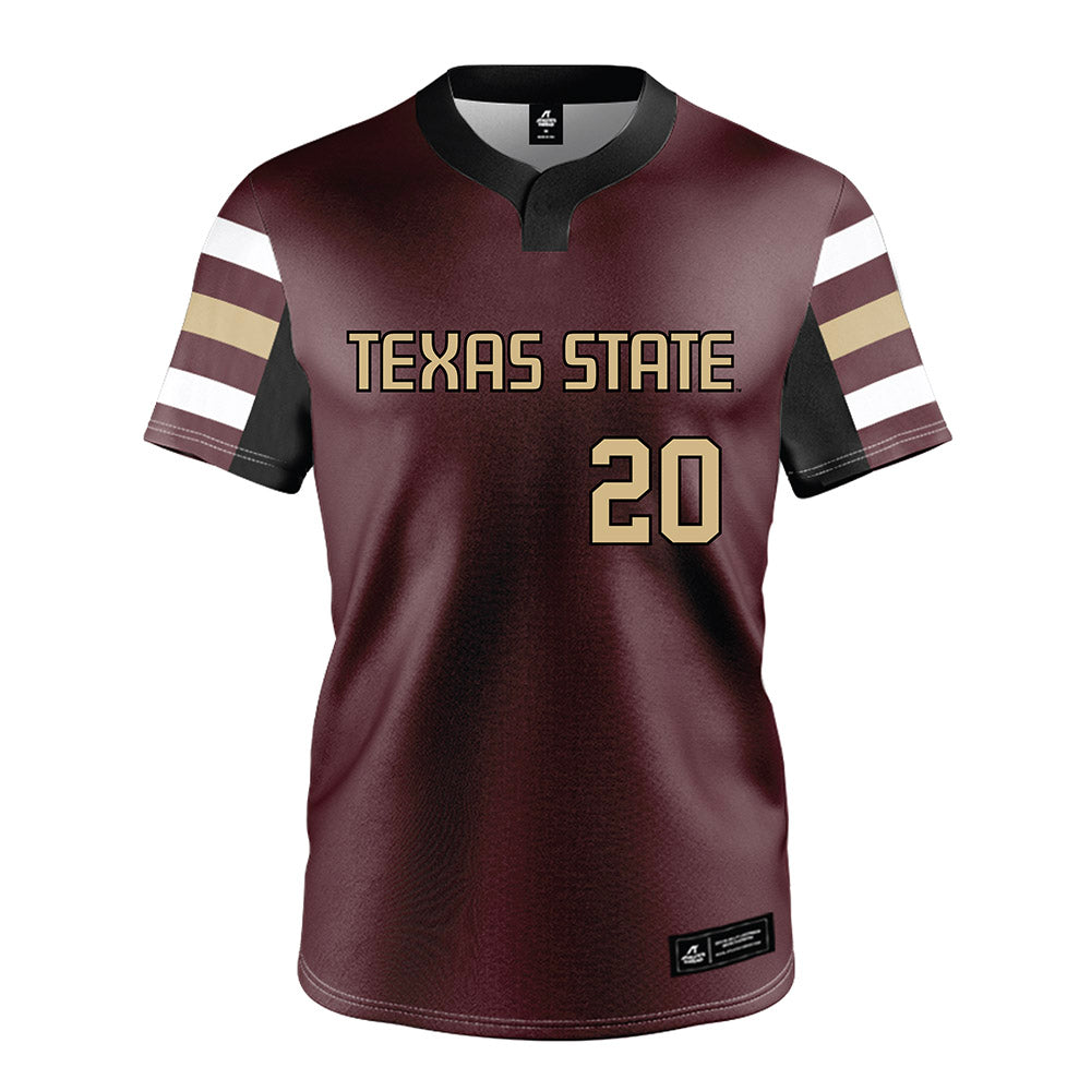 Texas State - NCAA Softball : Peyton Young - Replica Jersey Football Jersey